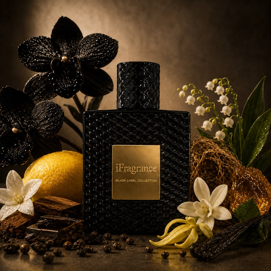 iFragrance BLACK FLOWER unisex Extrait de Parfum 100 ml from the BLACK LABEL COLLECTION