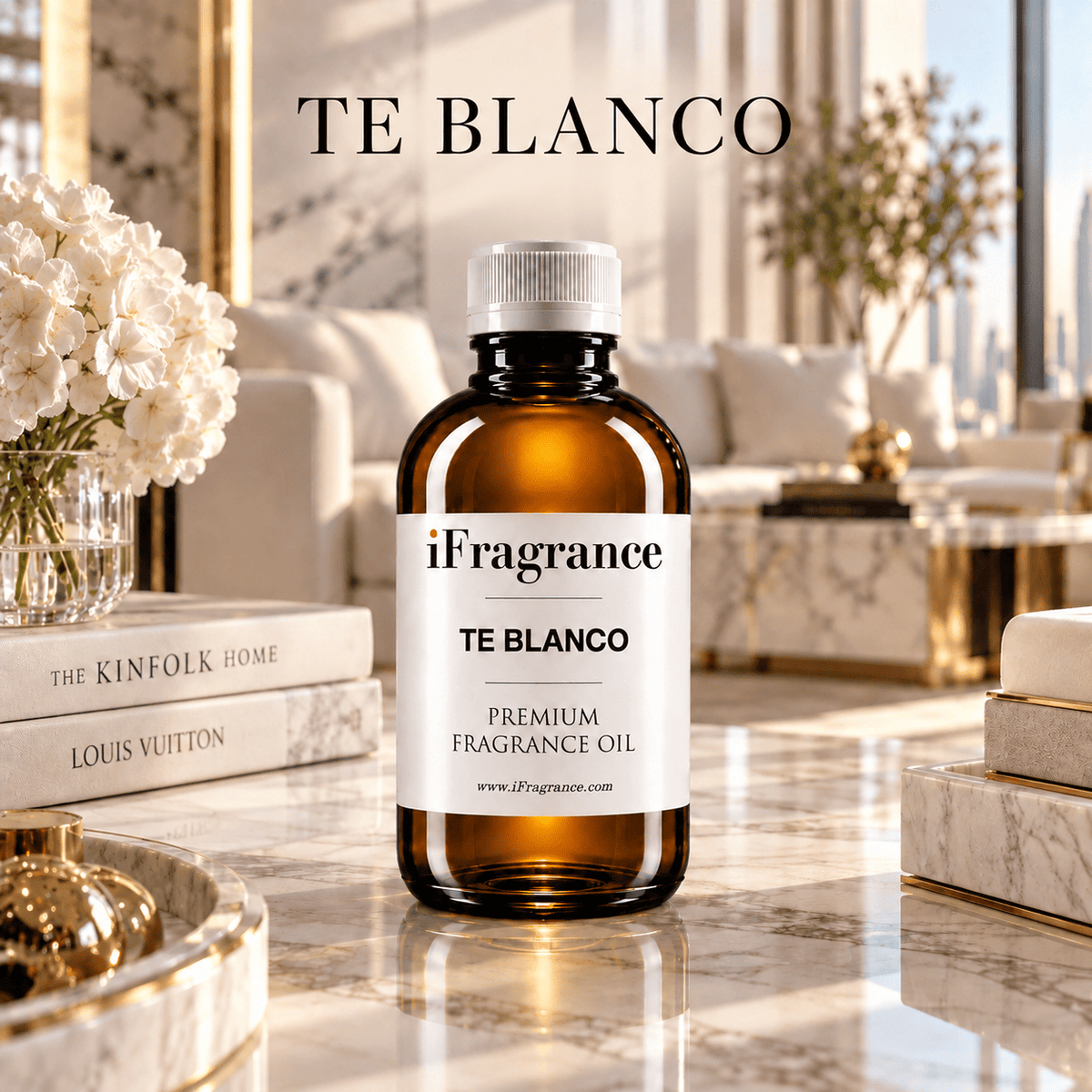 TE BLANCO – Essenza per Ambienti Premium, Olio Profumato per Diffusori