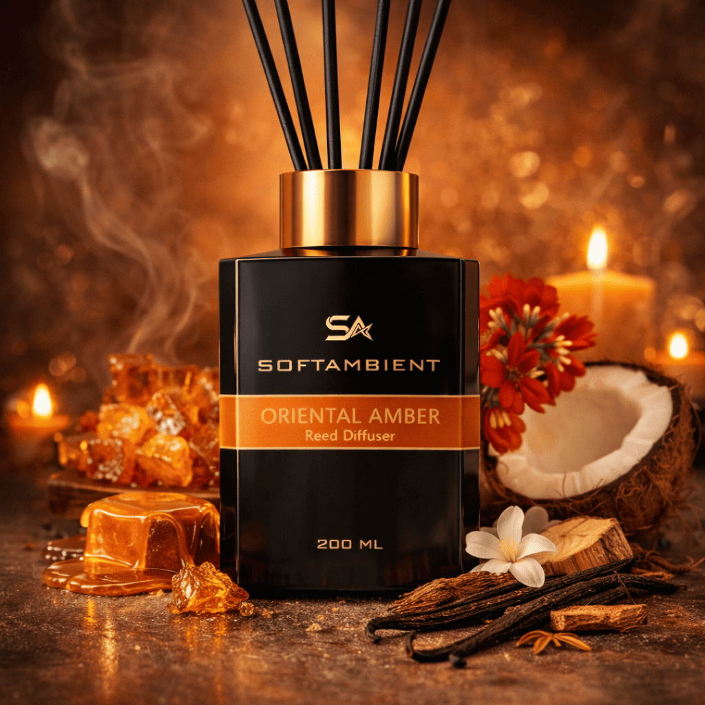 Oriental Amber Difuzor cu Bețe Parfumate 200 ml