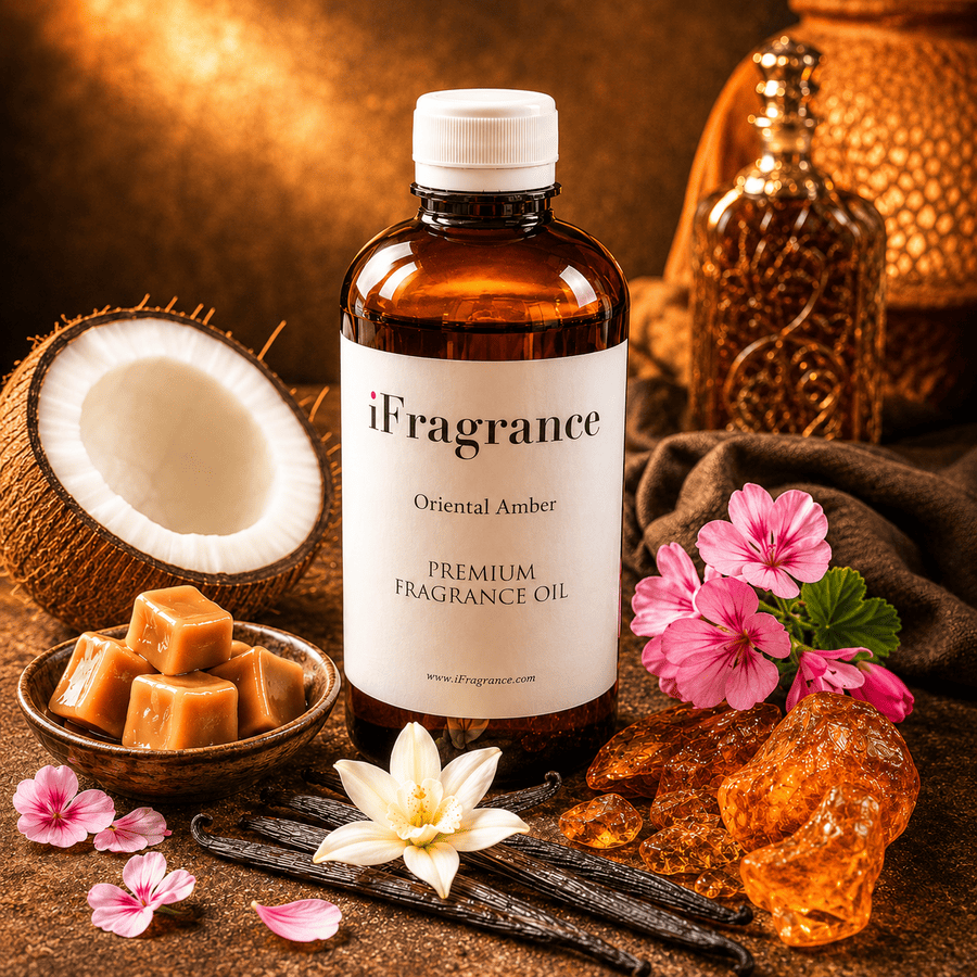 ORIENTAL AMBER – Essenza per Ambienti Premium, Olio Profumato per Diffusori