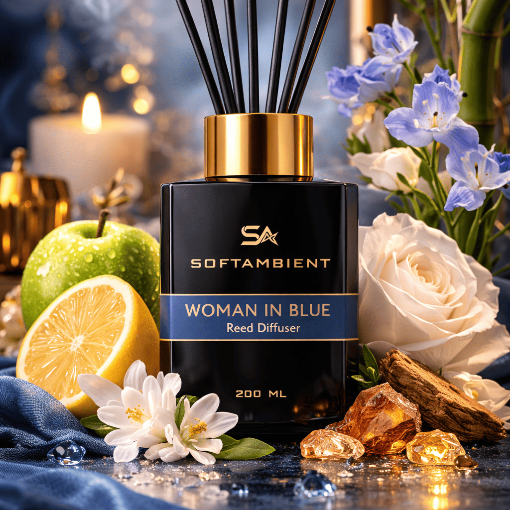 Woman in Blue Difuzor cu Bețe Parfumate 200 ml