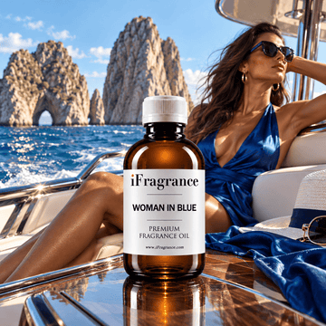 WOMAN IN BLUE – Essenza per Ambienti Premium, Olio Profumato per Diffusori