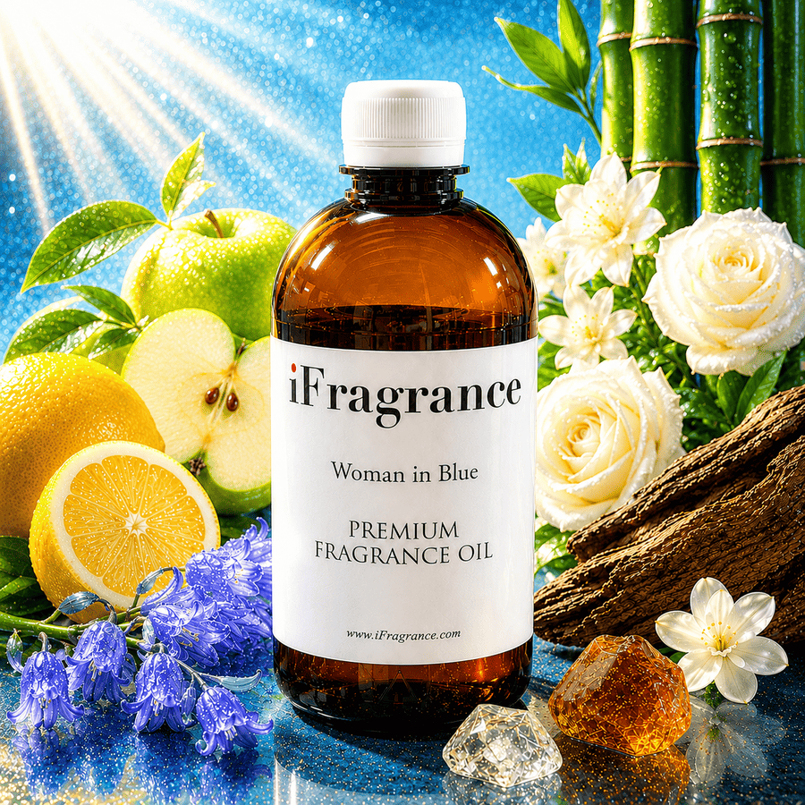 WOMAN IN BLUE – Essenza per Ambienti Premium, Olio Profumato per Diffusori