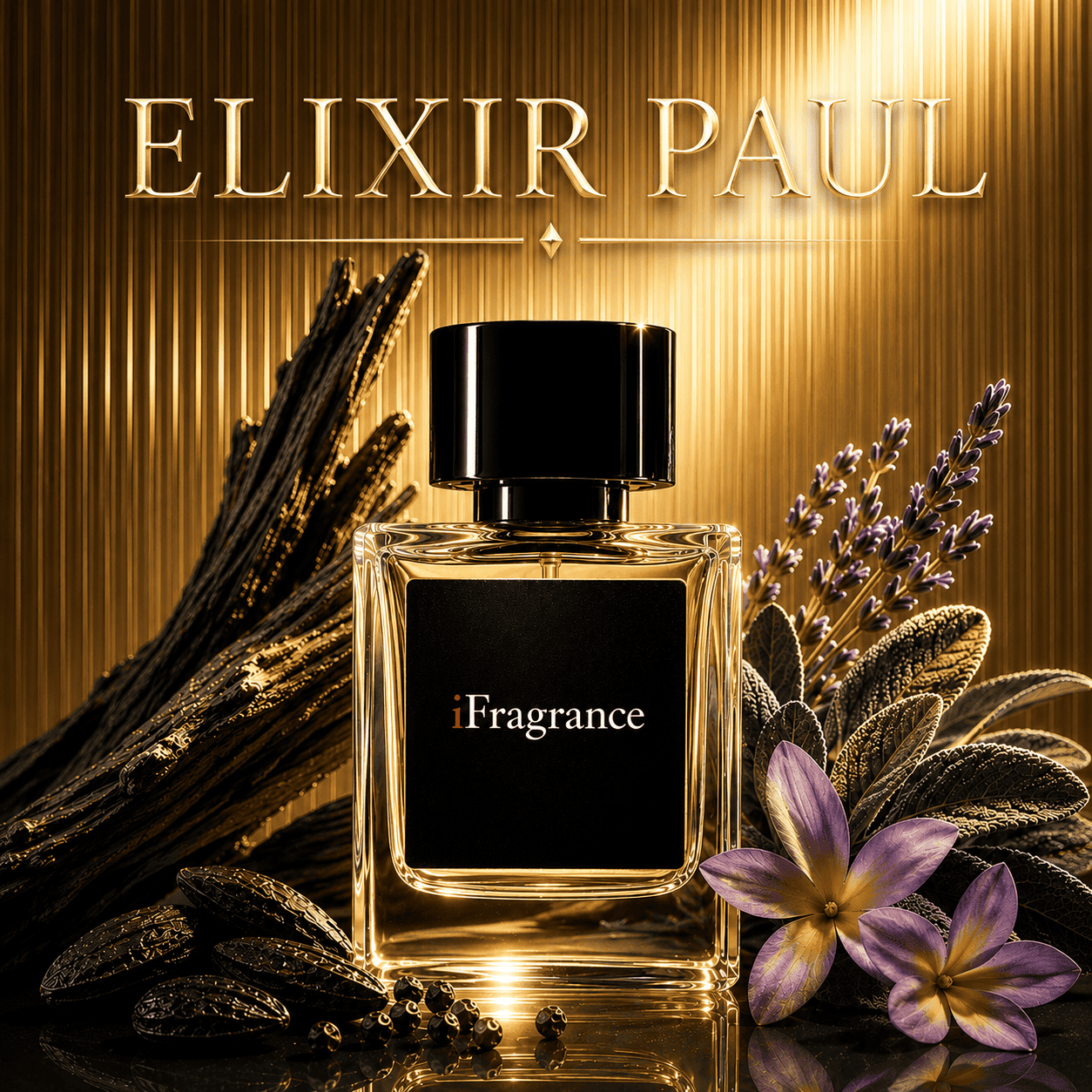 ELIXIR PAUL, 100ml, Eau de Parfum Uomo, Persistenza 12h+