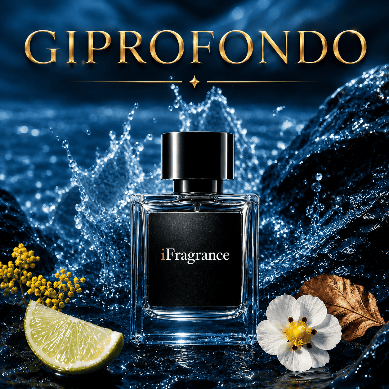 GIPROFONDO, 100ml, Eau de Parfum Uomo, Persistenza 12h+